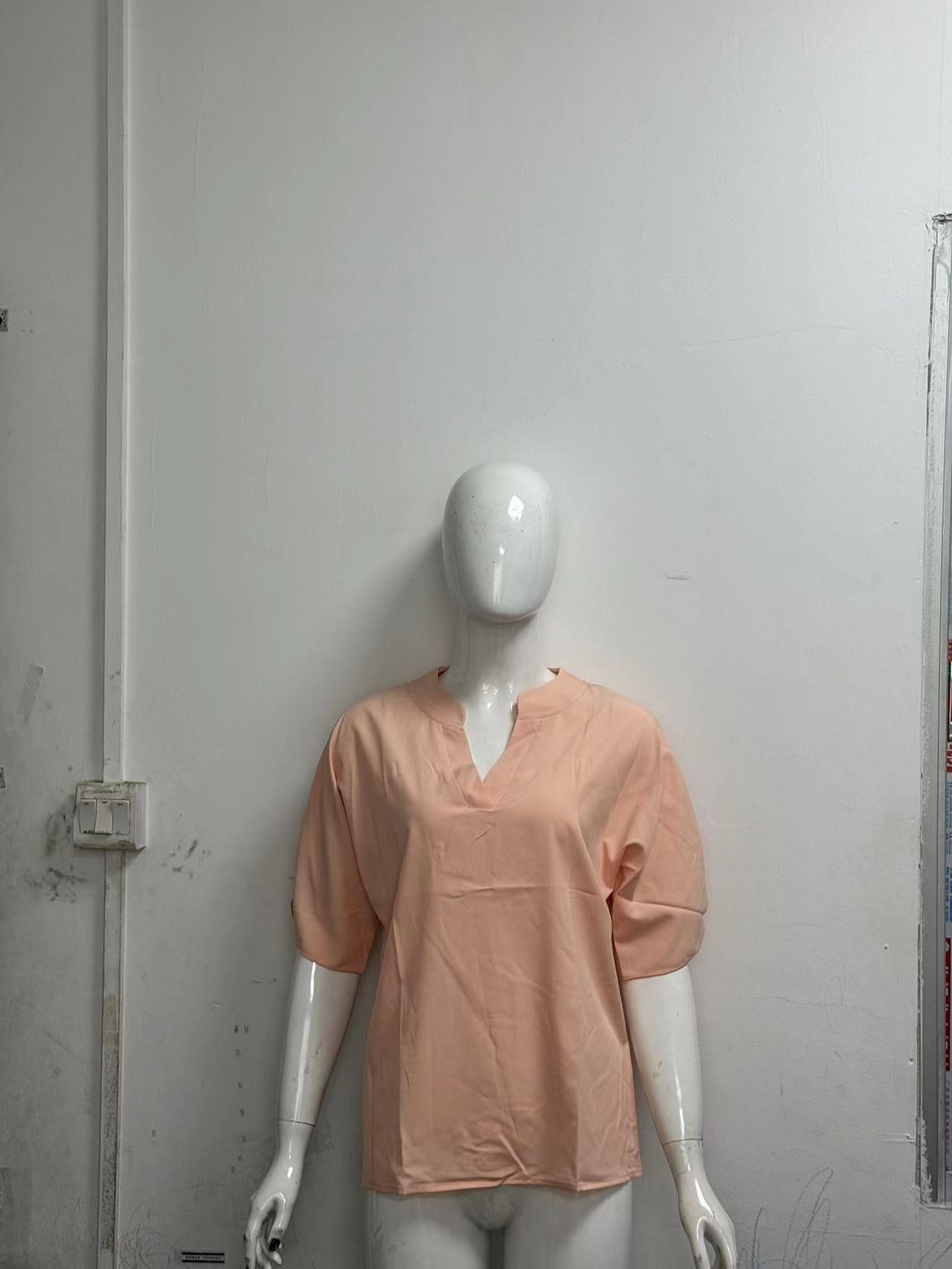 Chemise d'été en chiffon à manches courtes