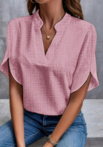 Chemise d'été en chiffon à manches courtes